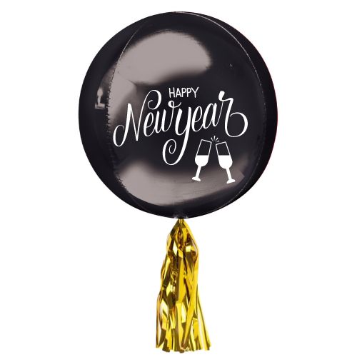 Happy New Year Cheers Customize ORBZ Balloon